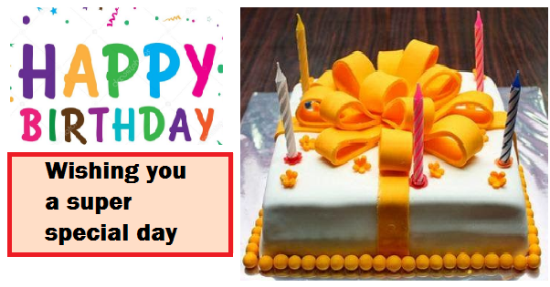 Happy Birthday very good cake