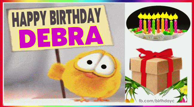 Happy Birthday Debra