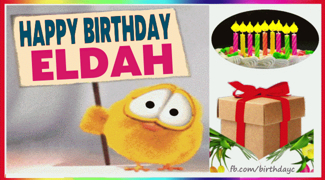 Happy Birthday Eldah