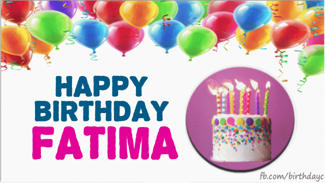 Happy Birthday fatima