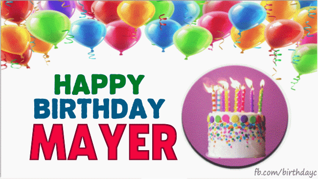 Happy Birthday Mayer