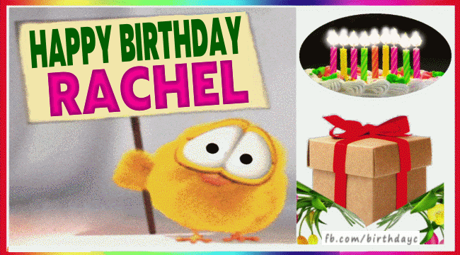 happy birthday rachel 