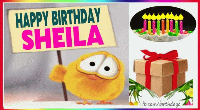 Happy Birthday Sheila