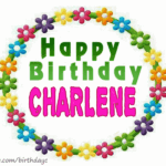 Happy Birthday Charlene