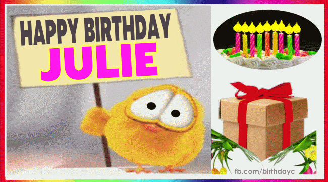 Happy Birthday Julie