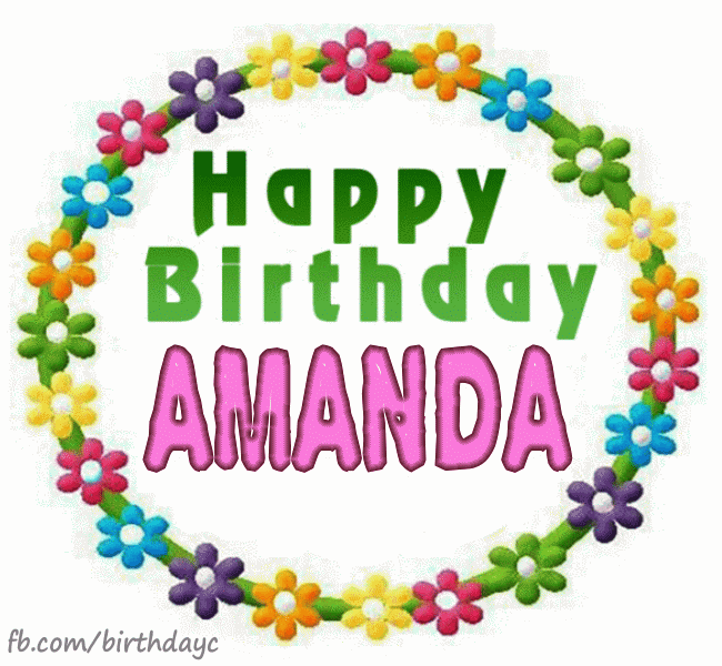 Happy Birthday AMANDA images