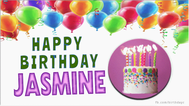 Happy Birthday Jasmine