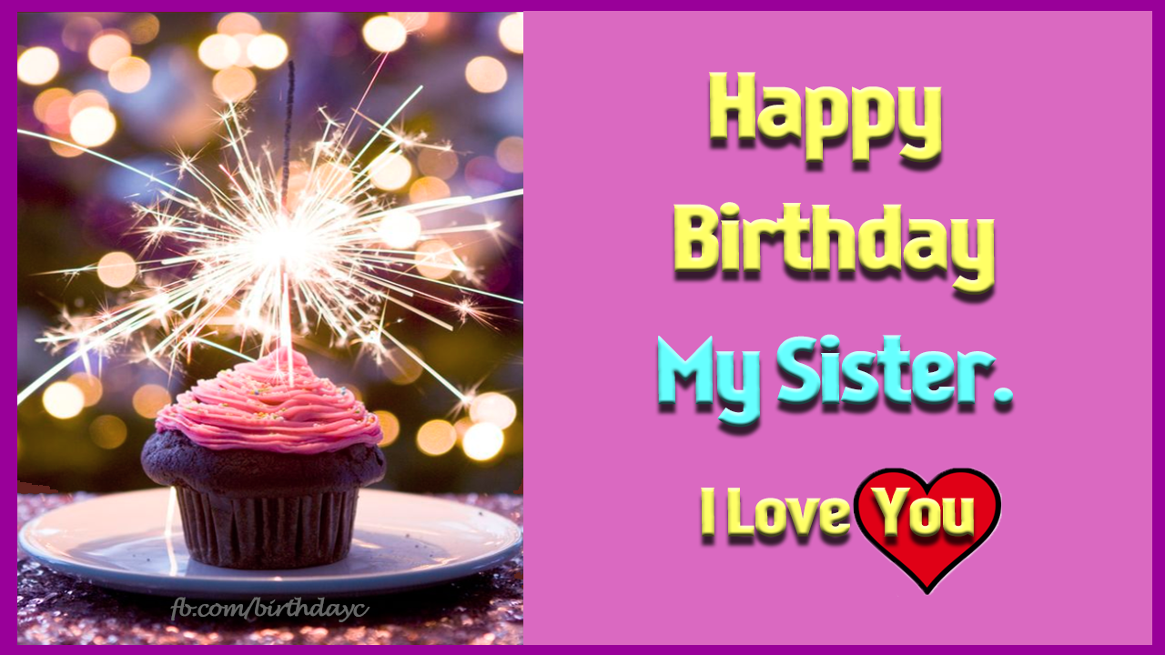 Happy birthday greetings for sister