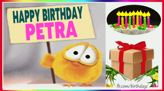 Happy Birthday Petra