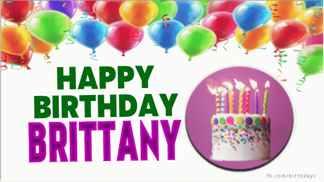 Happy Birthday Brittany