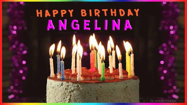 Happy Birthday ANGELINA images