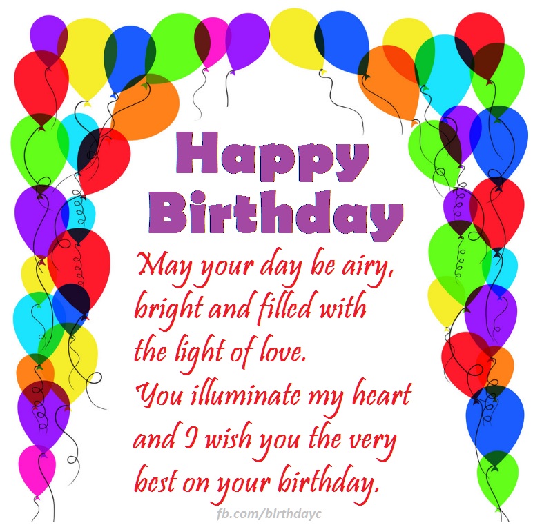 Wish You the Very Best – Happy Birthday Card | Birthday Greeting ...