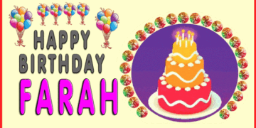 Happy Birthday Farah