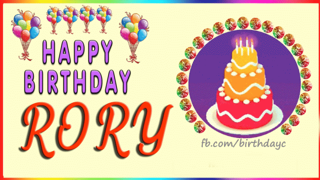Happy Birthday Rory