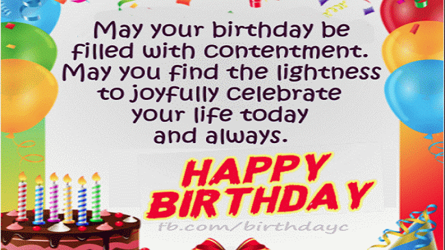 Birthday wishes card gif