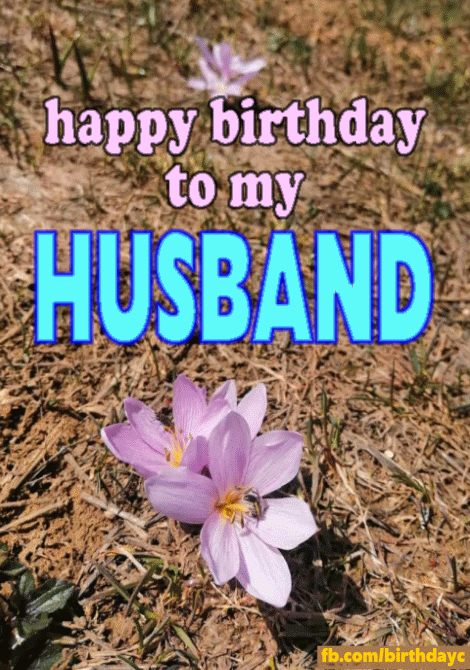 Happy birthday Husband Gif