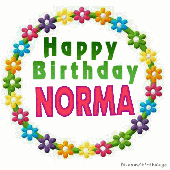 Happy Birthday Norma