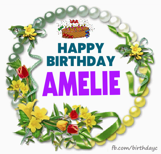 Happy Birthday Amelie