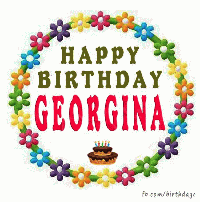 Happy Birthday GEORGINA images