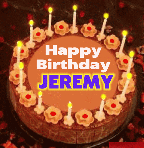 Happy Birthday Jeremy images gif