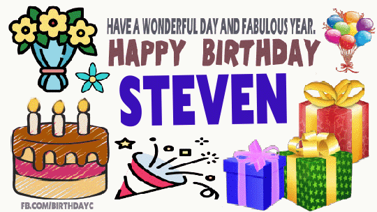 Happy Birthday Steven