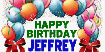 Happy Birthday Jeffrey