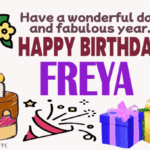 Happy Birthday Freya
