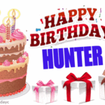 Happy Birthday Hunter gif
