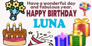 Happy Birthday Luna
