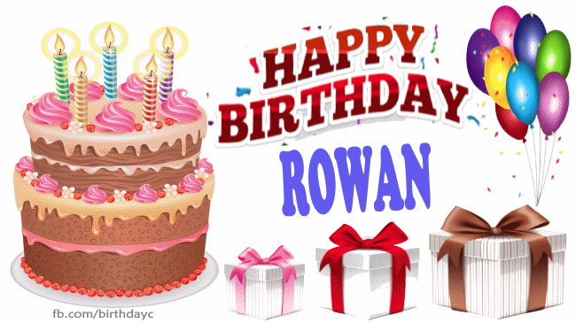 Happy Birthday ROWAN images