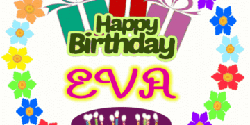 Happy Birthday Eva
