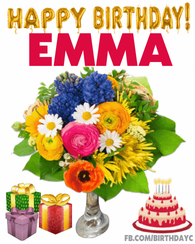 Happy Birthday EMMA gif