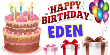 Happy Birthday Eden
