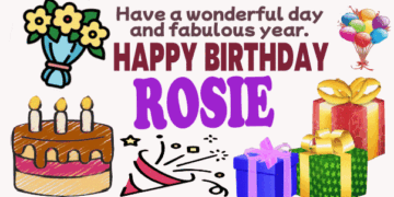 Happy Birthday Rosie