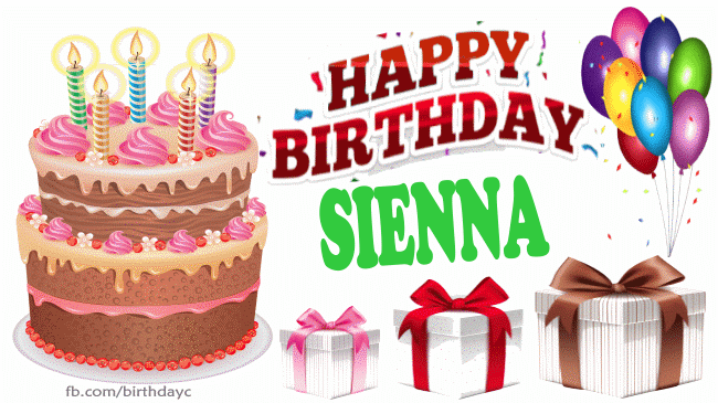Happy Birthday SIENNA images
