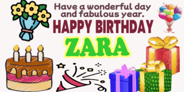 Happy Birthday Zara
