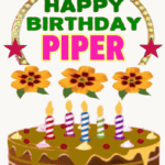 Happy Birthday Piper