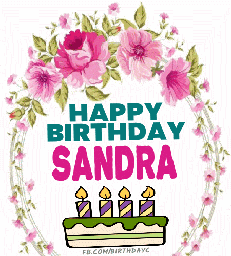 Happy Birthday SANDRA images