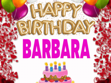 Happy Birthday Barbara