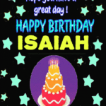 Happy Birthday Isaiah