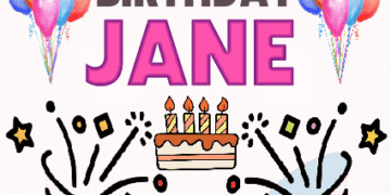 Happy Birthday Jane