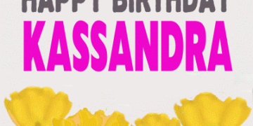 Happy Birthday Kassandra