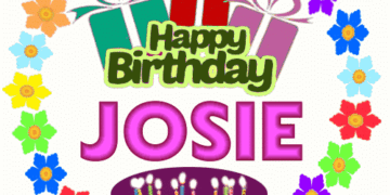Happy Birthday Josie