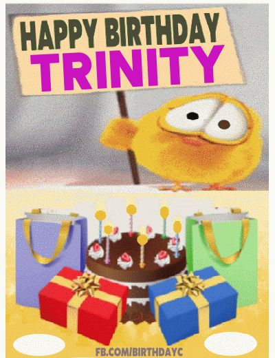 Happy Birthday TRINITY gif images
