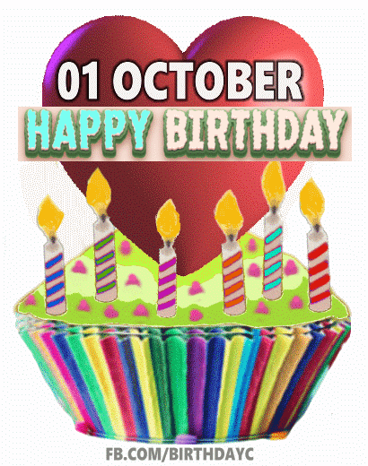 01 OCTOBER Happy Birthday Wishes Messages