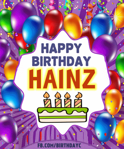 Happy Birthday HAINZ gif