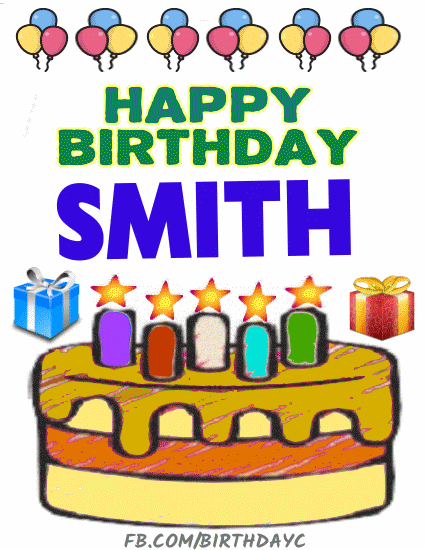 Happy Birthday SMITH images