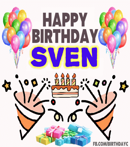 Happy Birthday SVEN gif