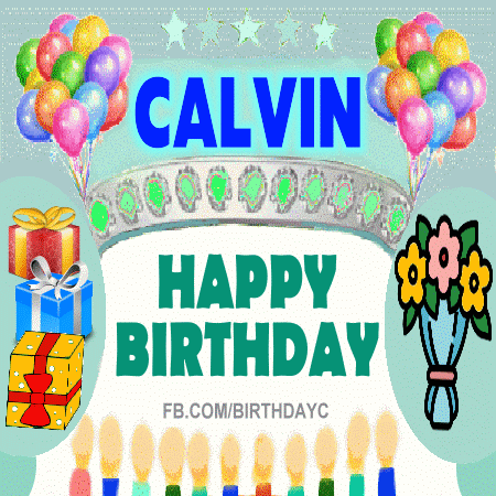 Happy Birthday CALVIN images