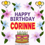 Happy Birthday Corinne